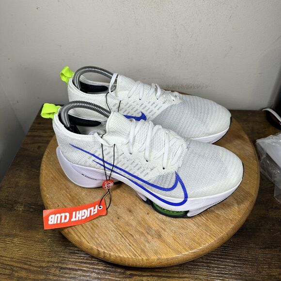 Nike Air Zoom Alphafly NEXT% Shoes Mens Size 8 Marathon CI9923-103 Racing - Picture 1 of 8